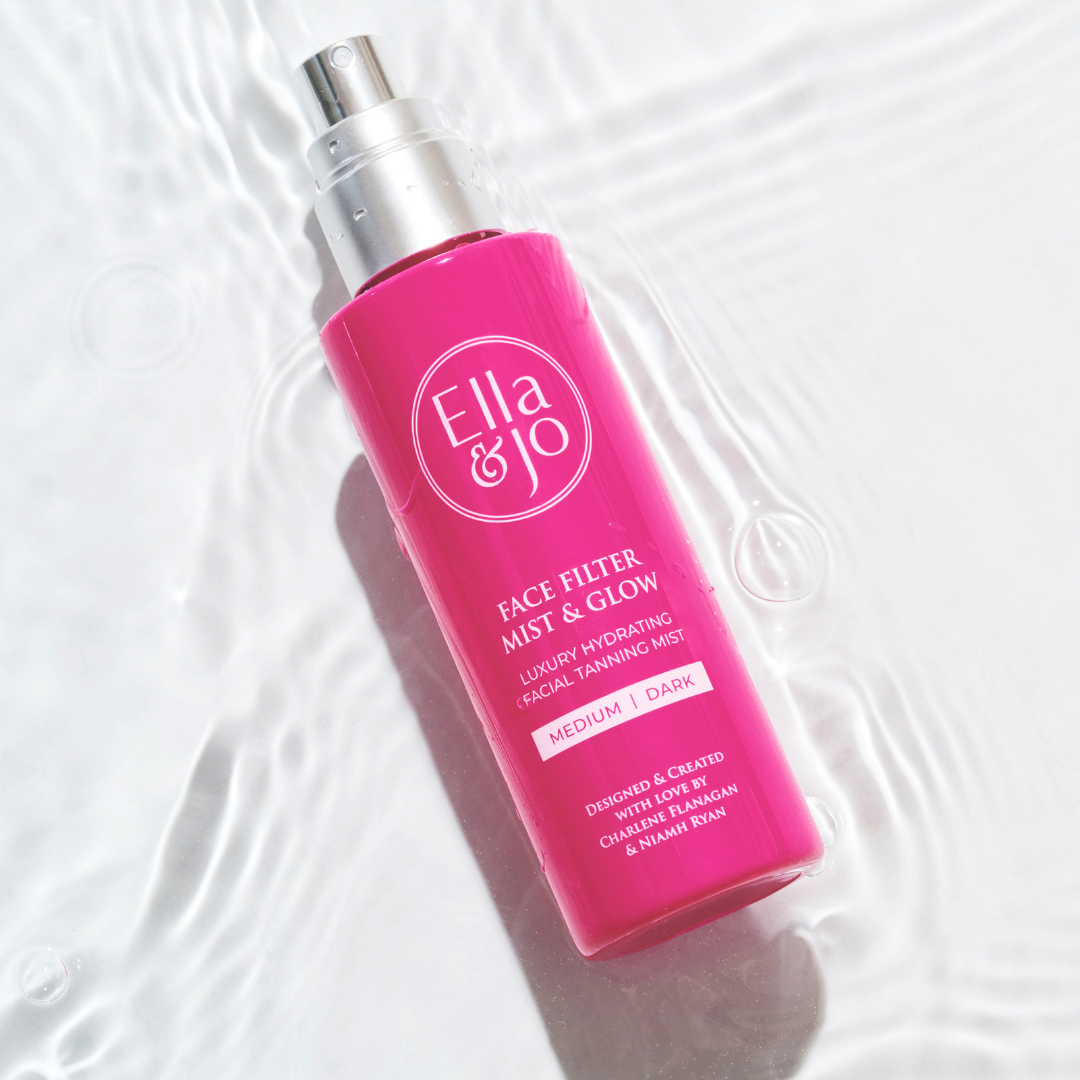 Ella & Jo | Face Filter Mist & Glow Facial Tanning Mist | Medium/Dark