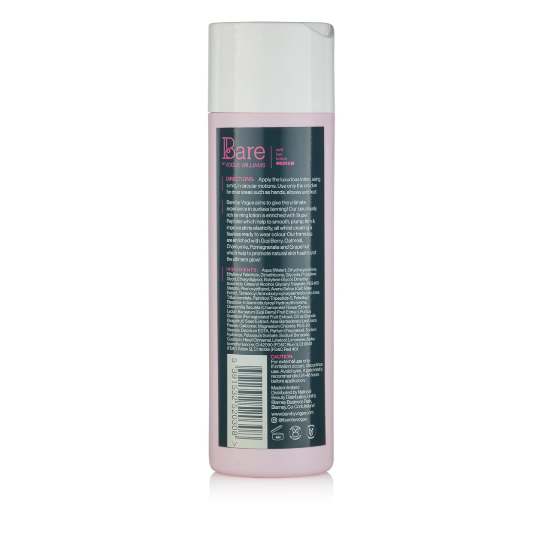 Bare by Vogue | Self Tan Lotion | Medium