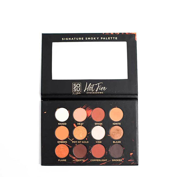 SOSU COSMETICS | Hot Fire Signature Smoky | Eyeshadow Palette