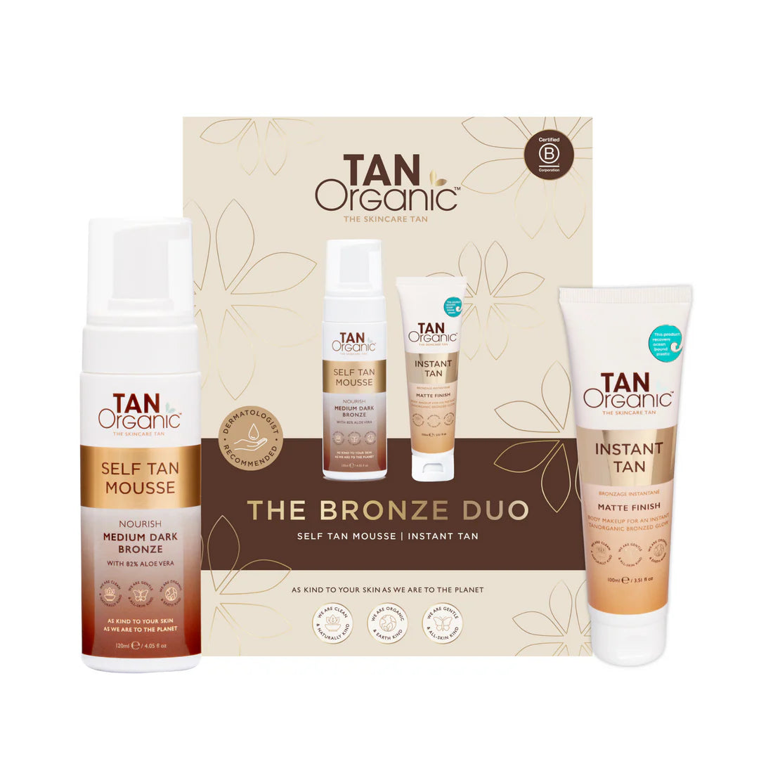 TanOrganic | The Bronze Duo (WORTH $128)