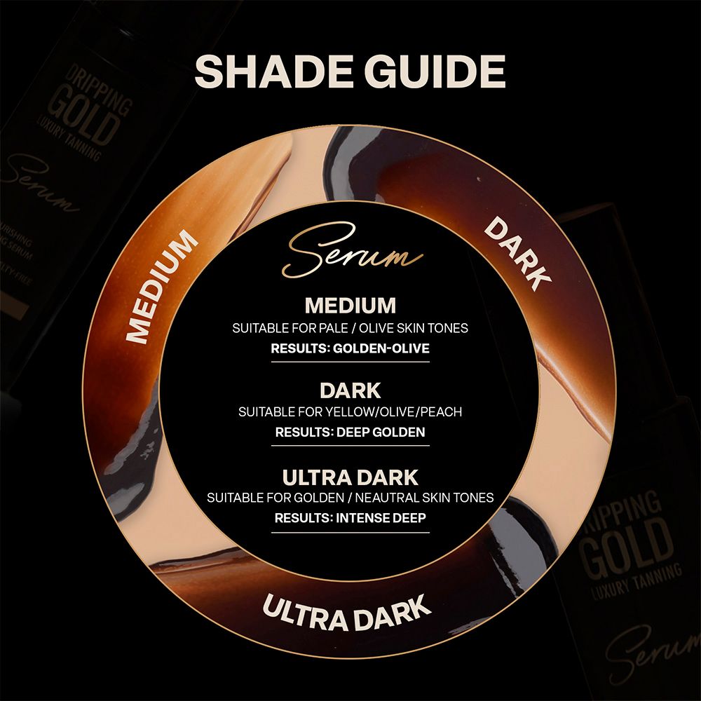 Dripping Gold | Luxury Tanning Serum | Dark