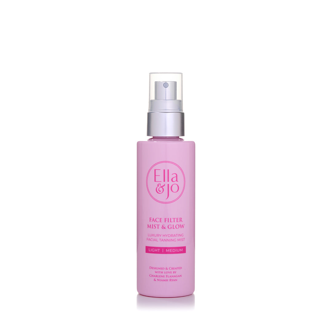 Ella & Jo | Face Filter Mist & Glow Facial Tanning Mist | Light/Medium