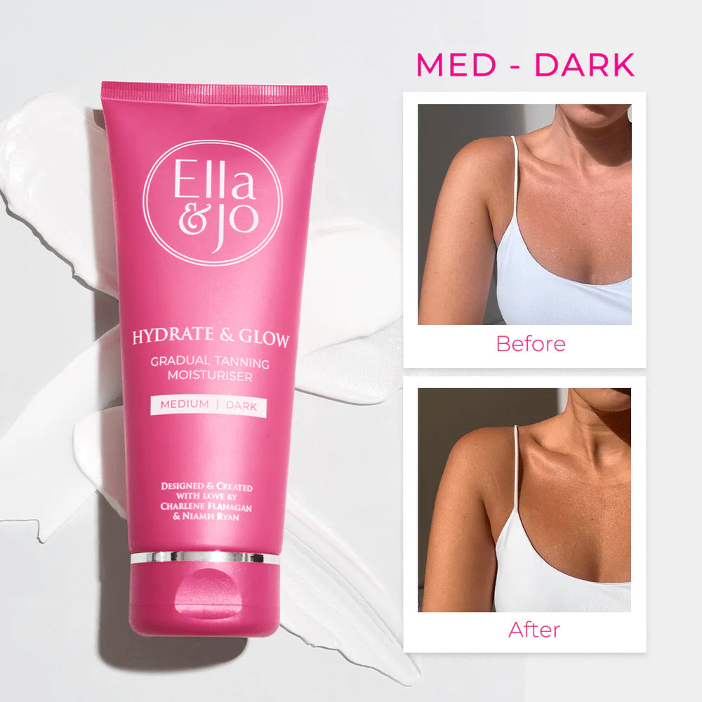 Ella & Jo | Hydrating & Glow Gradual Moisturiser | Medium/Dark