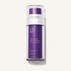 Ella G&J O Advanced Skin Support Multi-Peptide Serum in a clear bottle with a metallic purple pump dispenser, set against a solid off-white background.