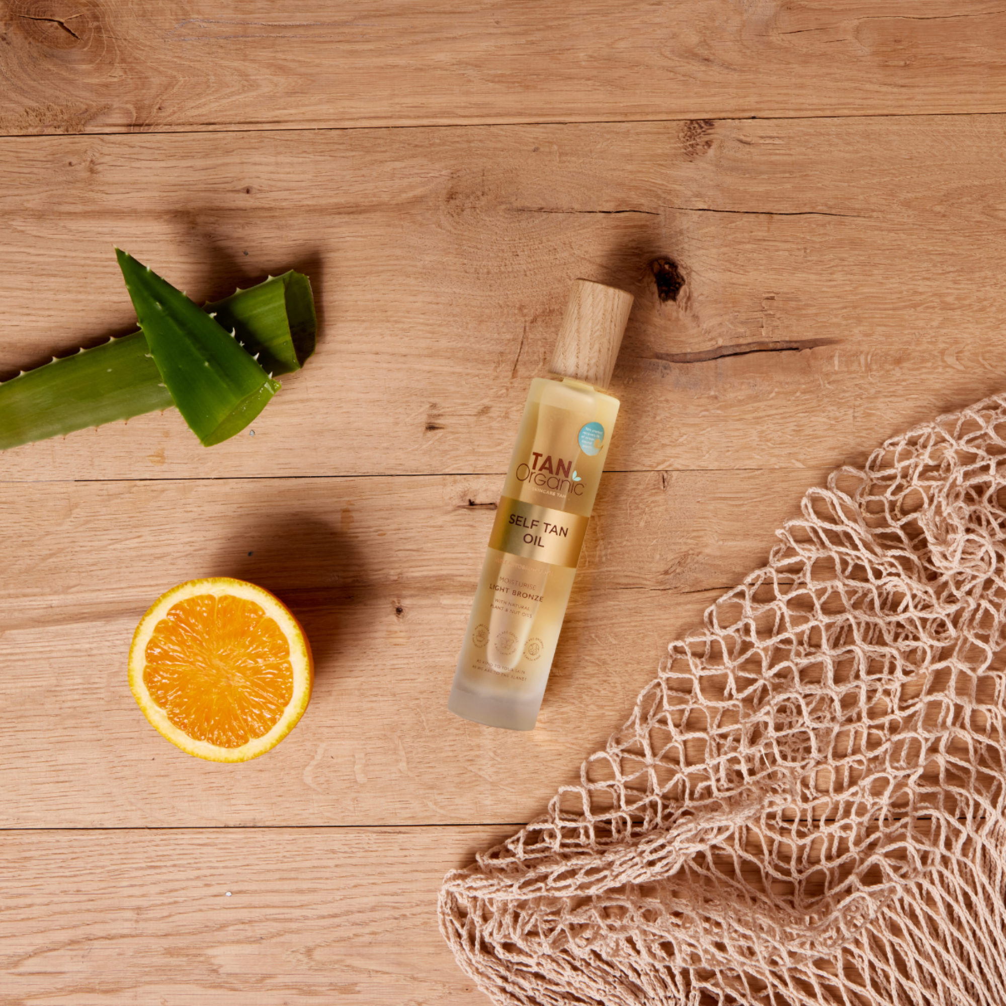 Self-Tan Oil | Light Bronze + Mitt