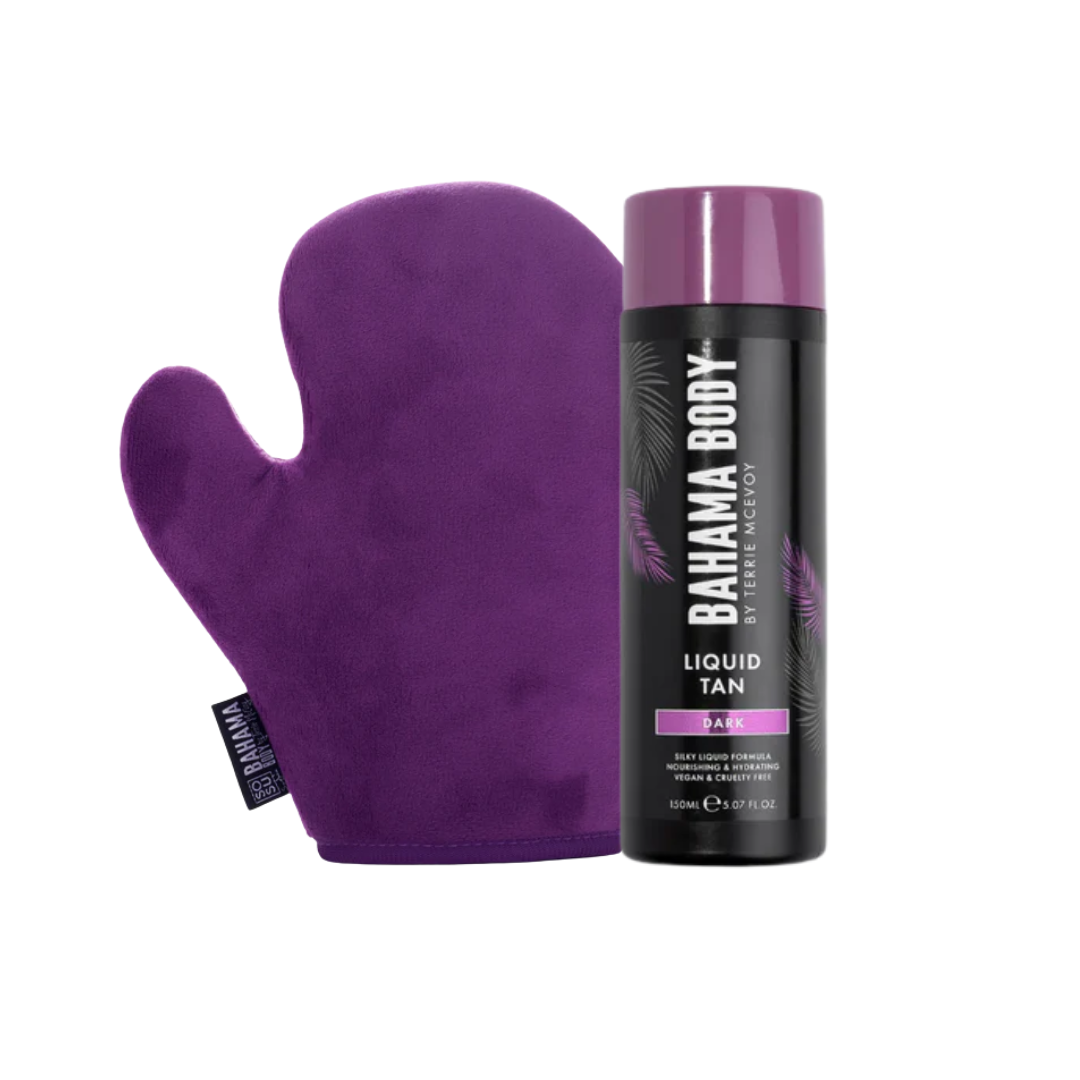 Tan Liquid Dark + Mitt
