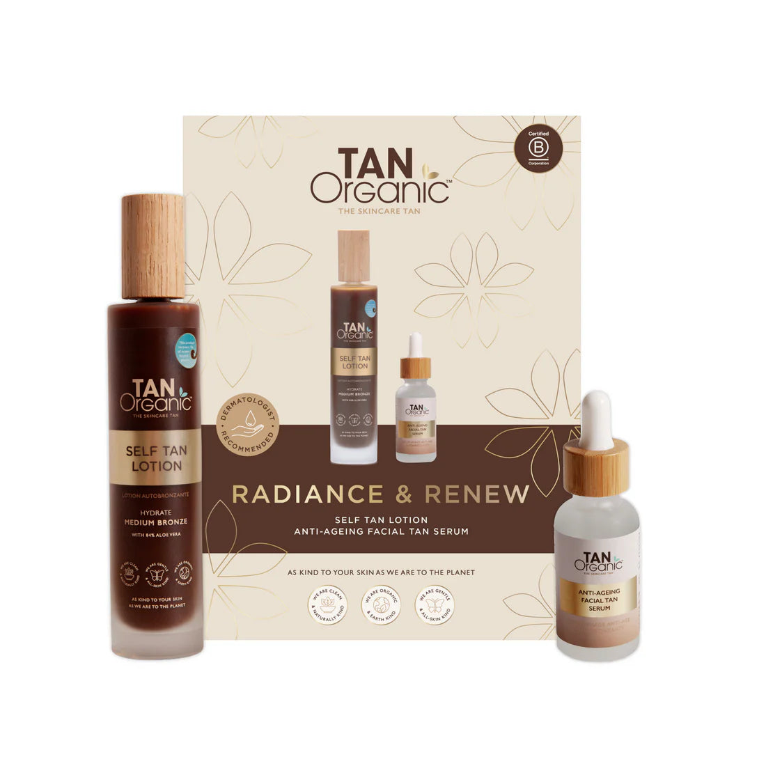 TanOrganic | Radiance & Renew (WORTH $128)