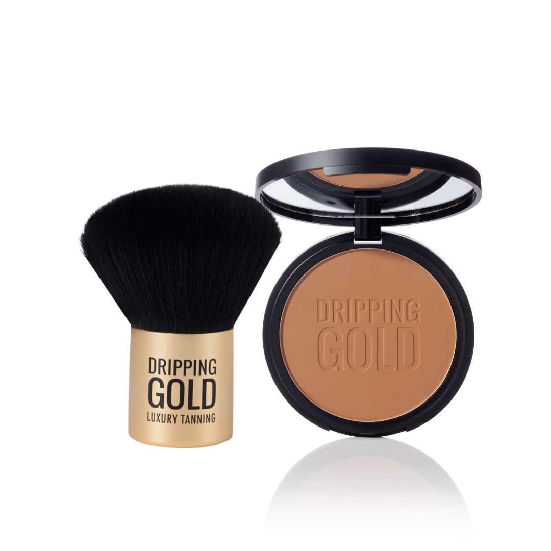 Matte Bronzer + Mini Kabuki