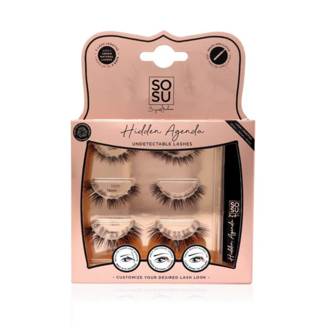 Hidden Agenda Longer Length Lashes  | 12mm, 14mm & 16mm