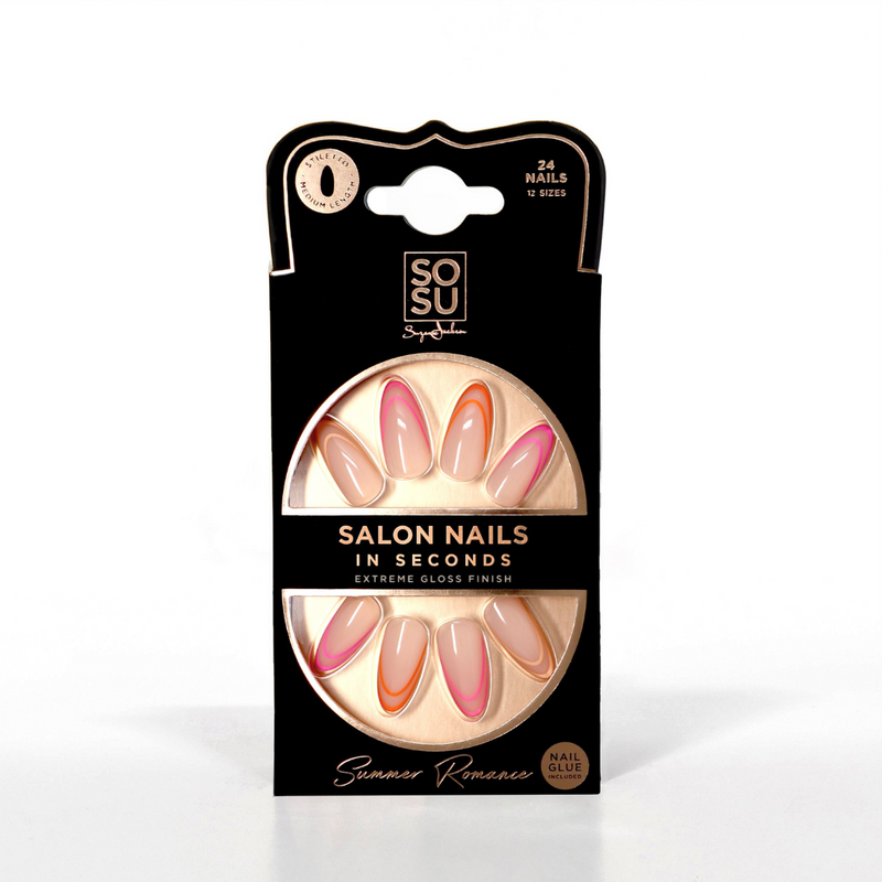 SOSU FALSE NAILS  - VARIOUS SHADES