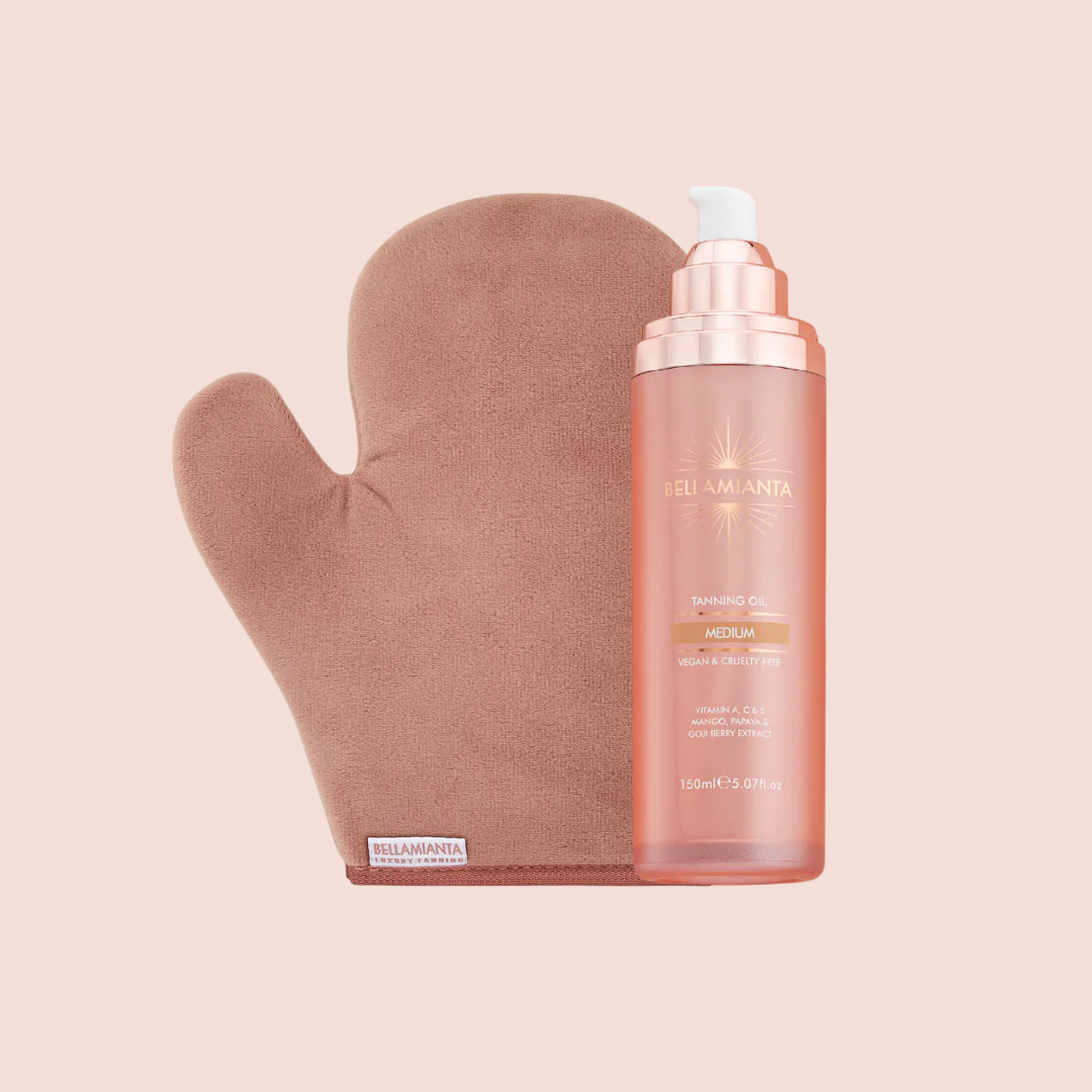 Tanning Oil + Mitt