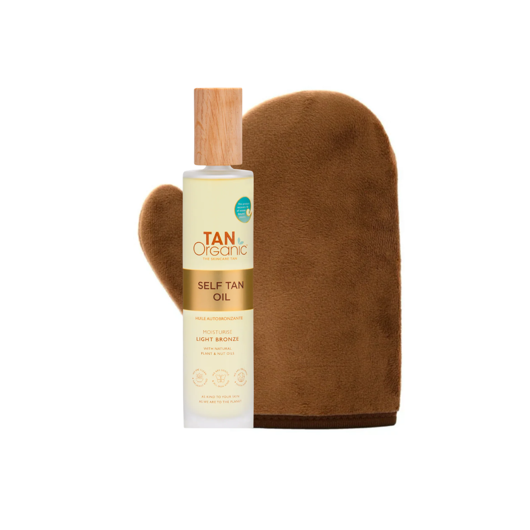 Self-Tan Oil | Light Bronze + Mitt