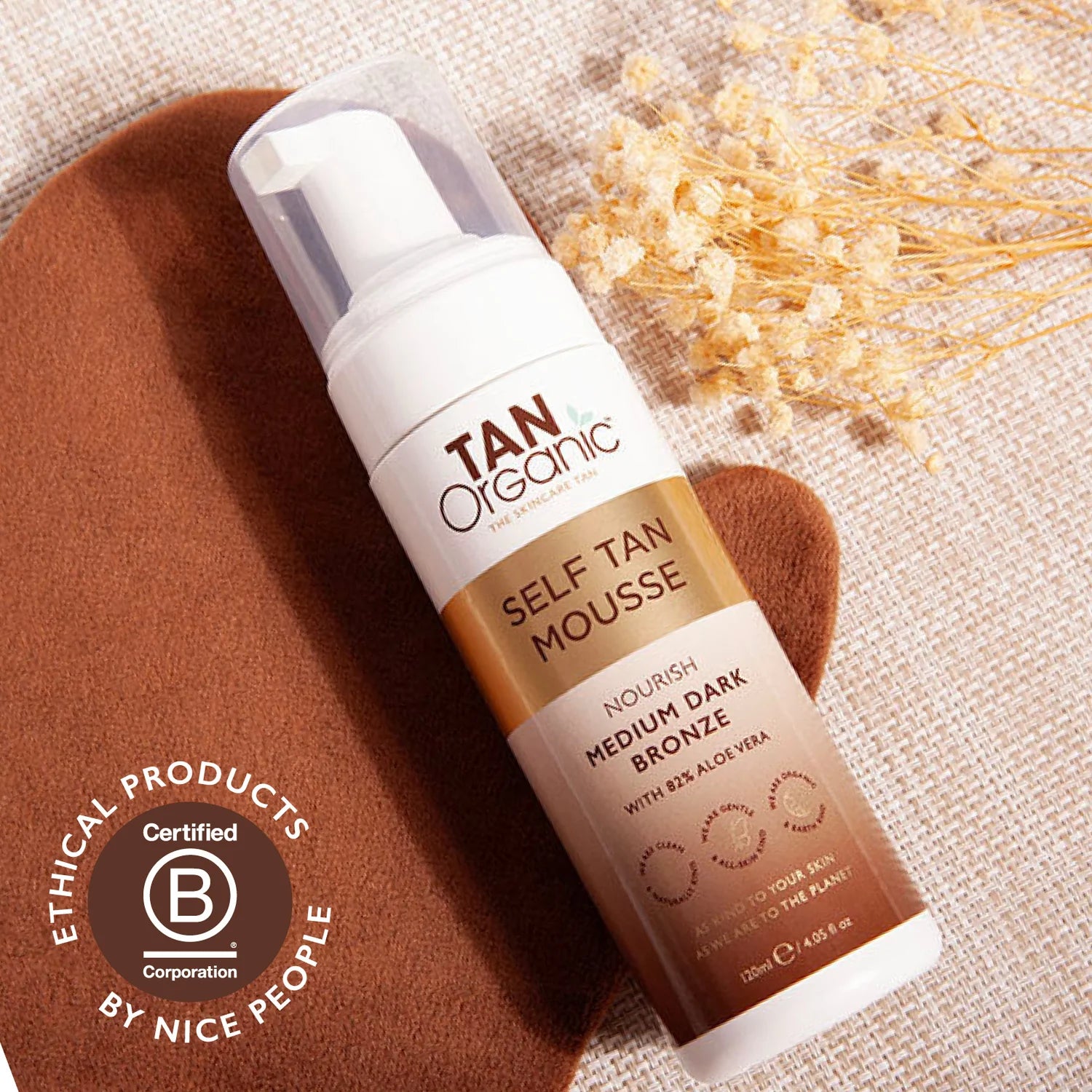 TanOrganic | Self-Tan  Mousse | Medium Dark Bronze