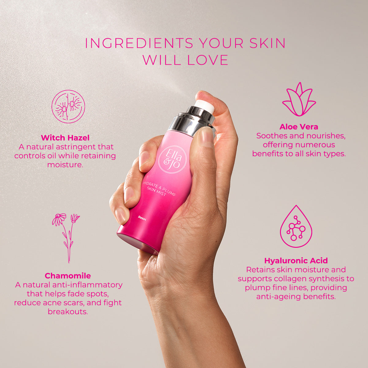 Hydrate & Plump Skin Mist | Reset