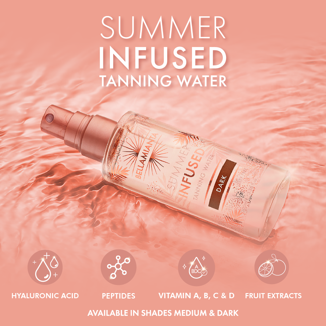 Bellamianta | Summer Infused Tanning Water | Dark